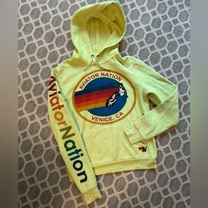 Aviator Nation pullover hoodie sweatshirt size XS